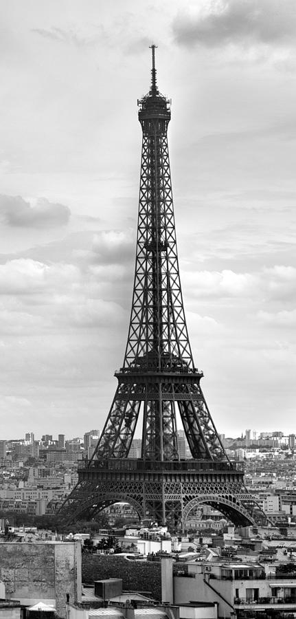 Detail Eiffel Tower Black And White Nomer 17