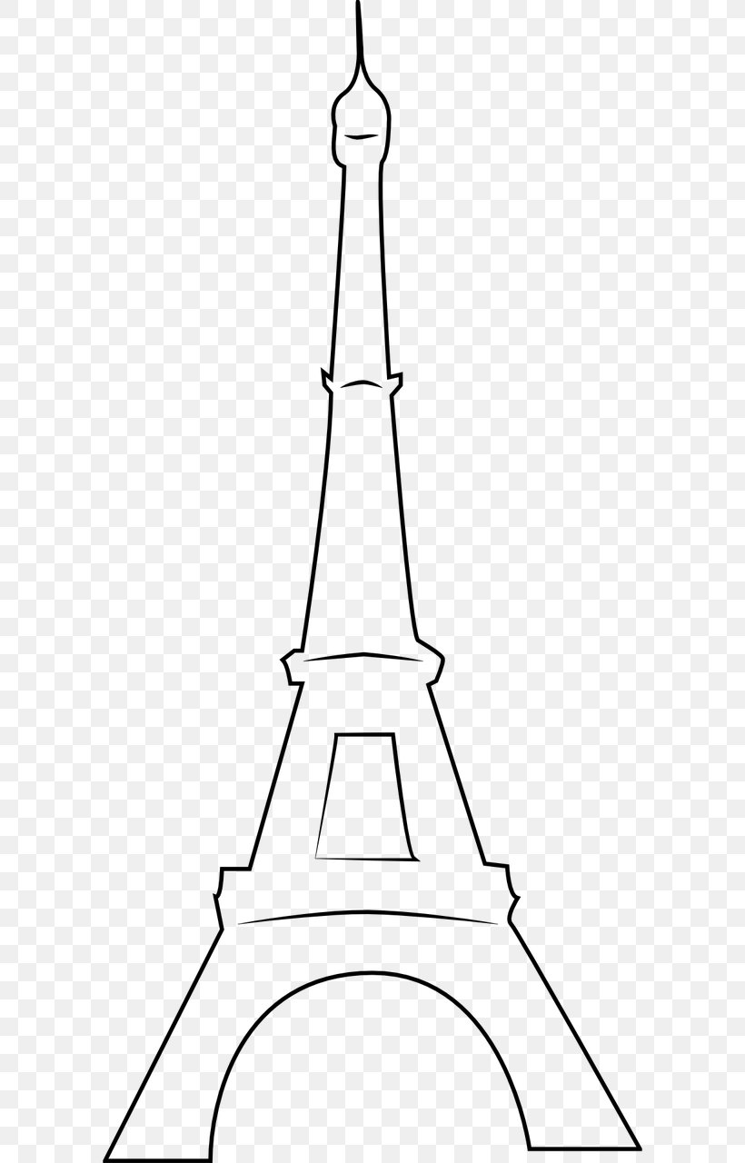 Detail Eiffel Tower Black And White Nomer 54