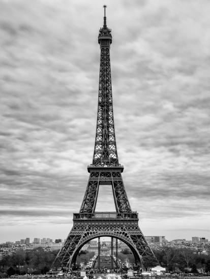 Detail Eiffel Tower Black And White Nomer 9