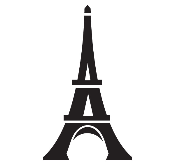 Detail Eiffel Tower Black And White Clipart Nomer 32