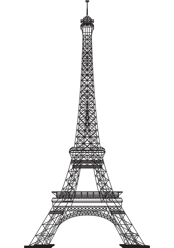 Detail Eiffel Tower Clipart Nomer 6