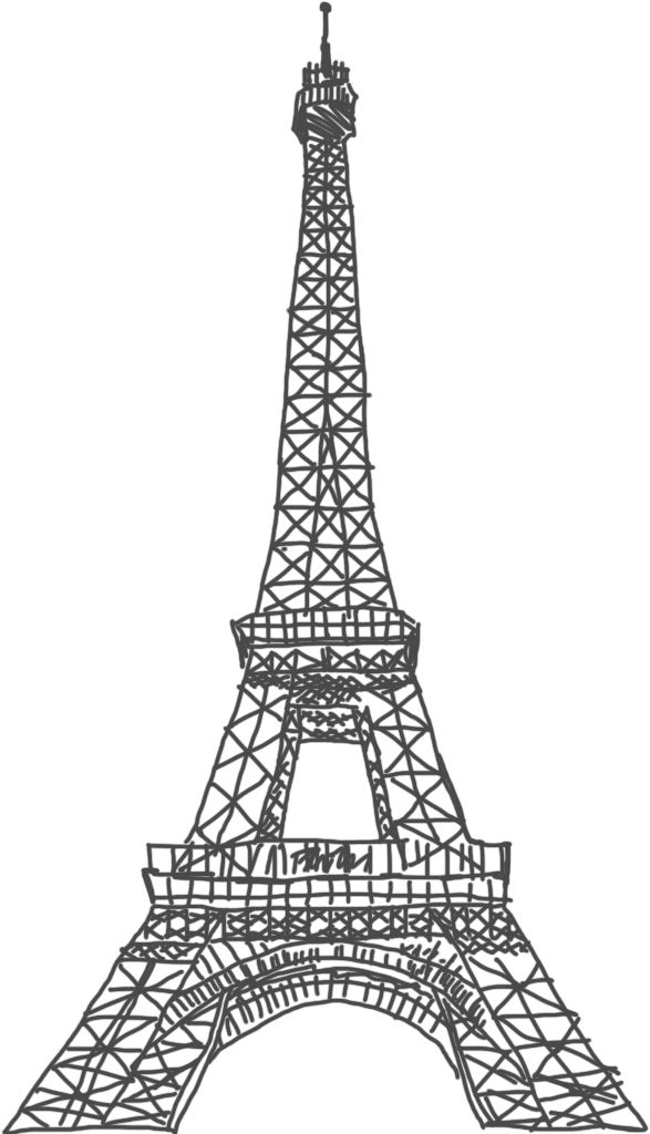 Detail Eiffel Tower Clipart No Background Nomer 37