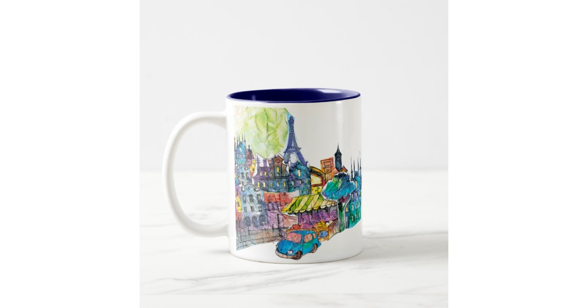 Detail Eiffel Tower Coffee Mug Nomer 23