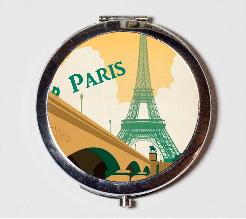 Detail Eiffel Tower Compact Mirror Nomer 24