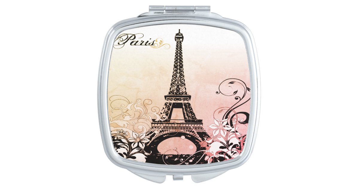 Detail Eiffel Tower Compact Mirror Nomer 6