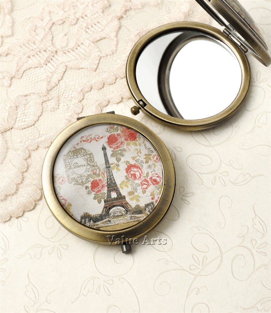 Detail Eiffel Tower Compact Mirror Nomer 52