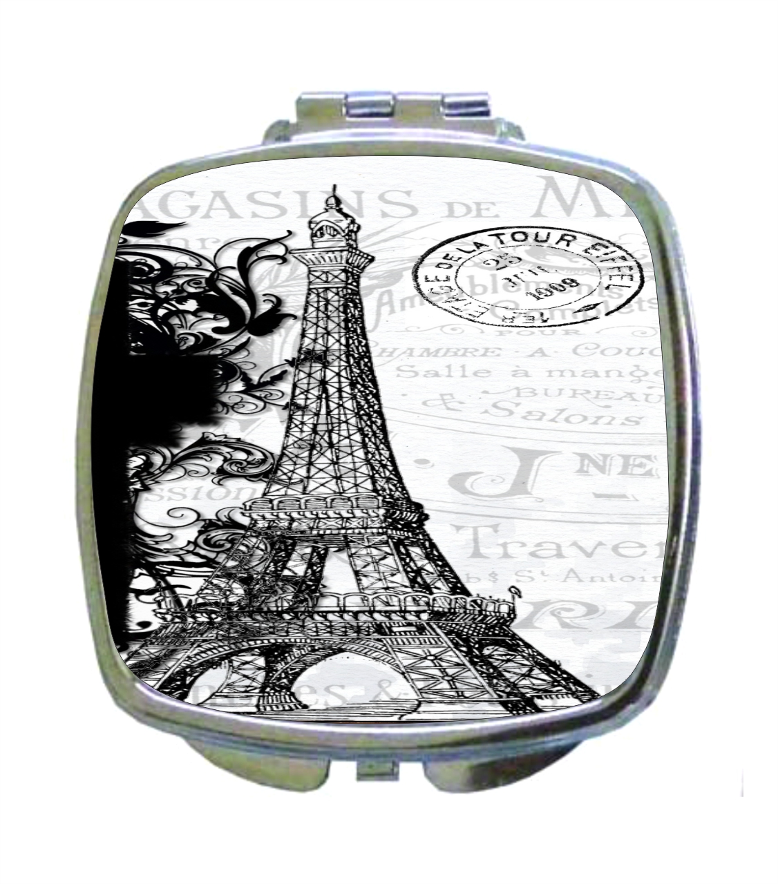 Detail Eiffel Tower Compact Mirror Nomer 8