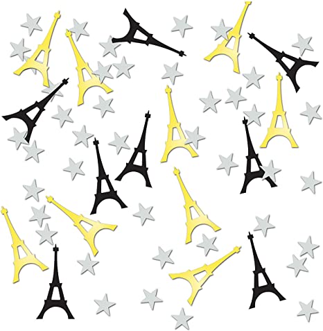 Detail Eiffel Tower Confetti Nomer 2