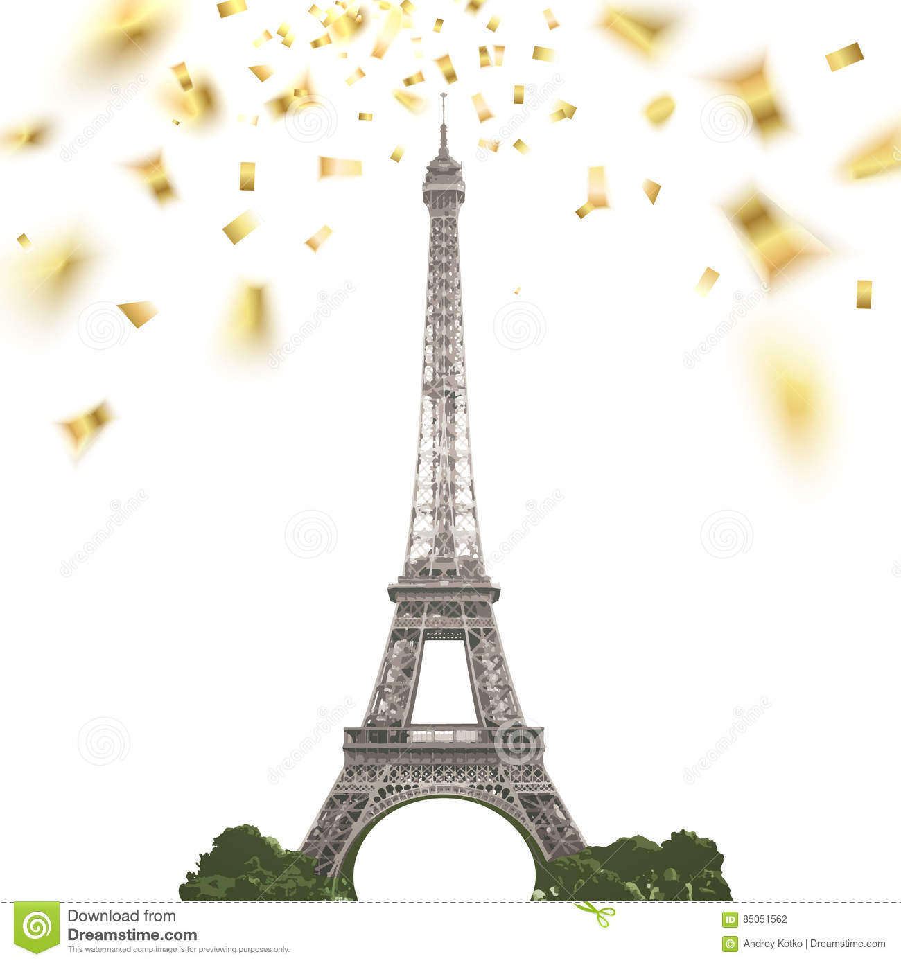 Detail Eiffel Tower Confetti Nomer 15