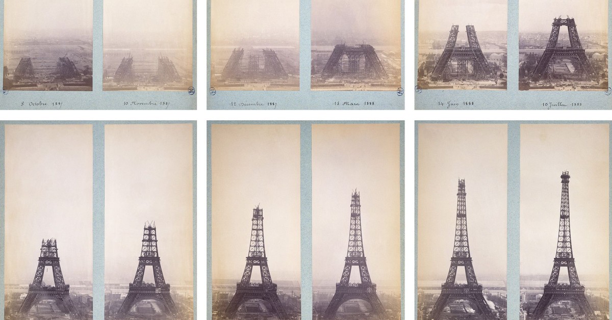 Detail Eiffel Tower Construction Pictures Nomer 15