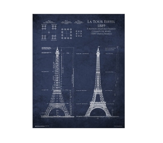 Detail Eiffel Tower Construction Poster Nomer 11