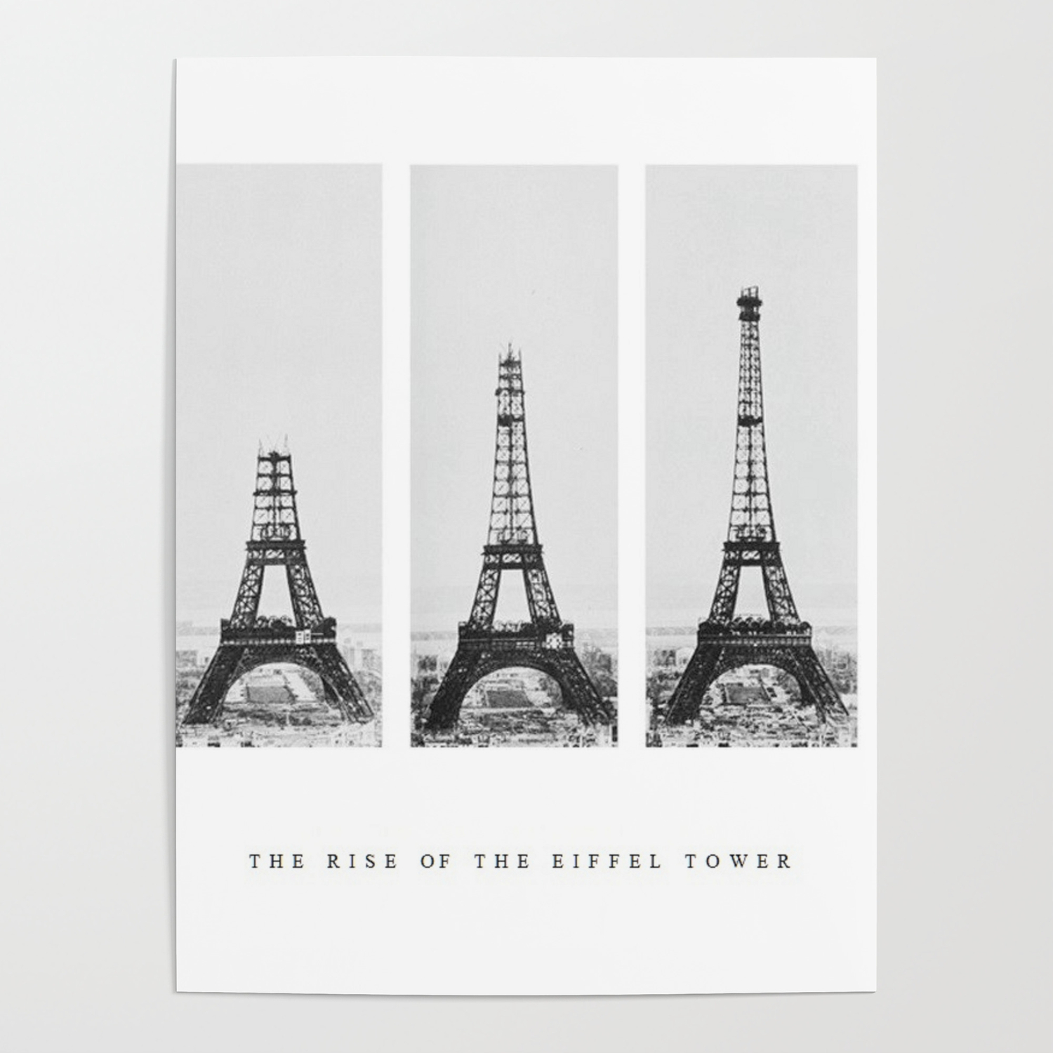 Detail Eiffel Tower Construction Poster Nomer 16