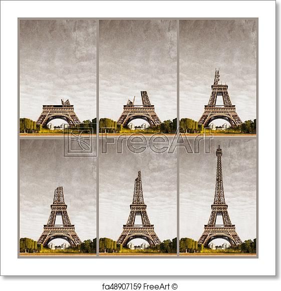 Detail Eiffel Tower Construction Poster Nomer 18