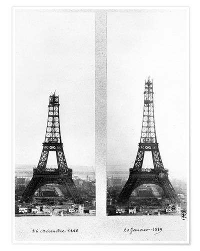 Detail Eiffel Tower Construction Poster Nomer 3