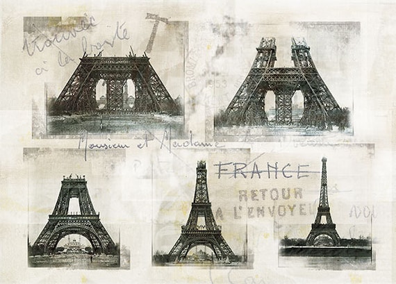 Detail Eiffel Tower Construction Poster Nomer 23