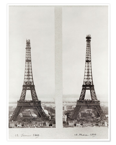 Detail Eiffel Tower Construction Poster Nomer 4