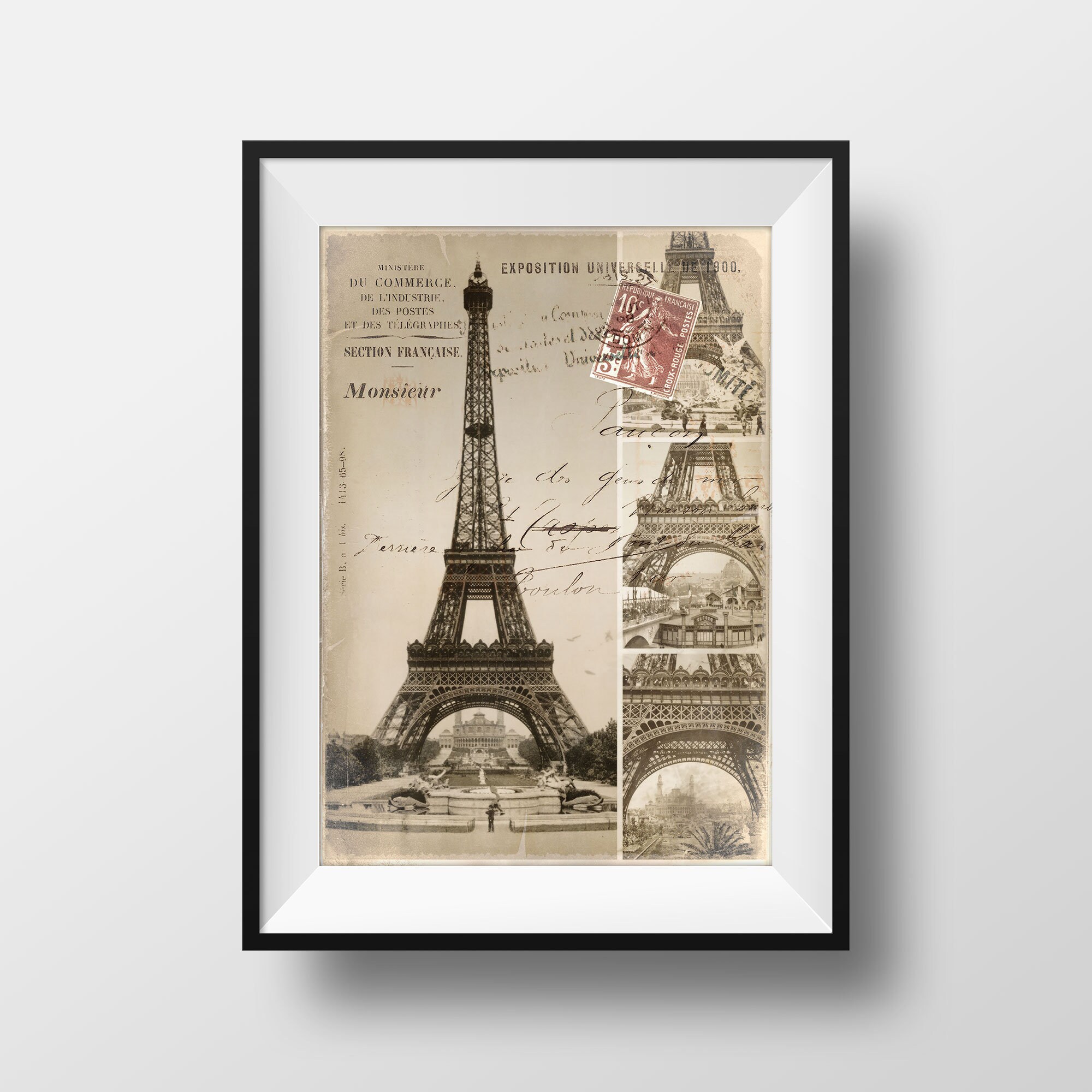 Detail Eiffel Tower Construction Poster Nomer 38