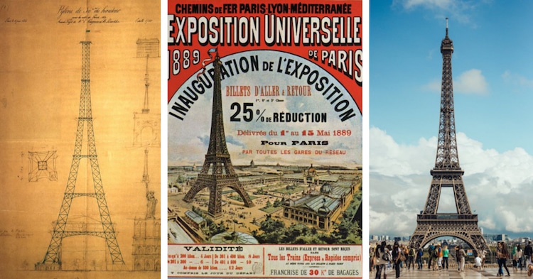 Detail Eiffel Tower Construction Poster Nomer 43