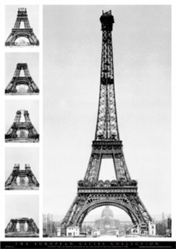 Detail Eiffel Tower Construction Poster Nomer 7