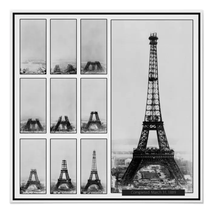 Detail Eiffel Tower Construction Poster Nomer 10