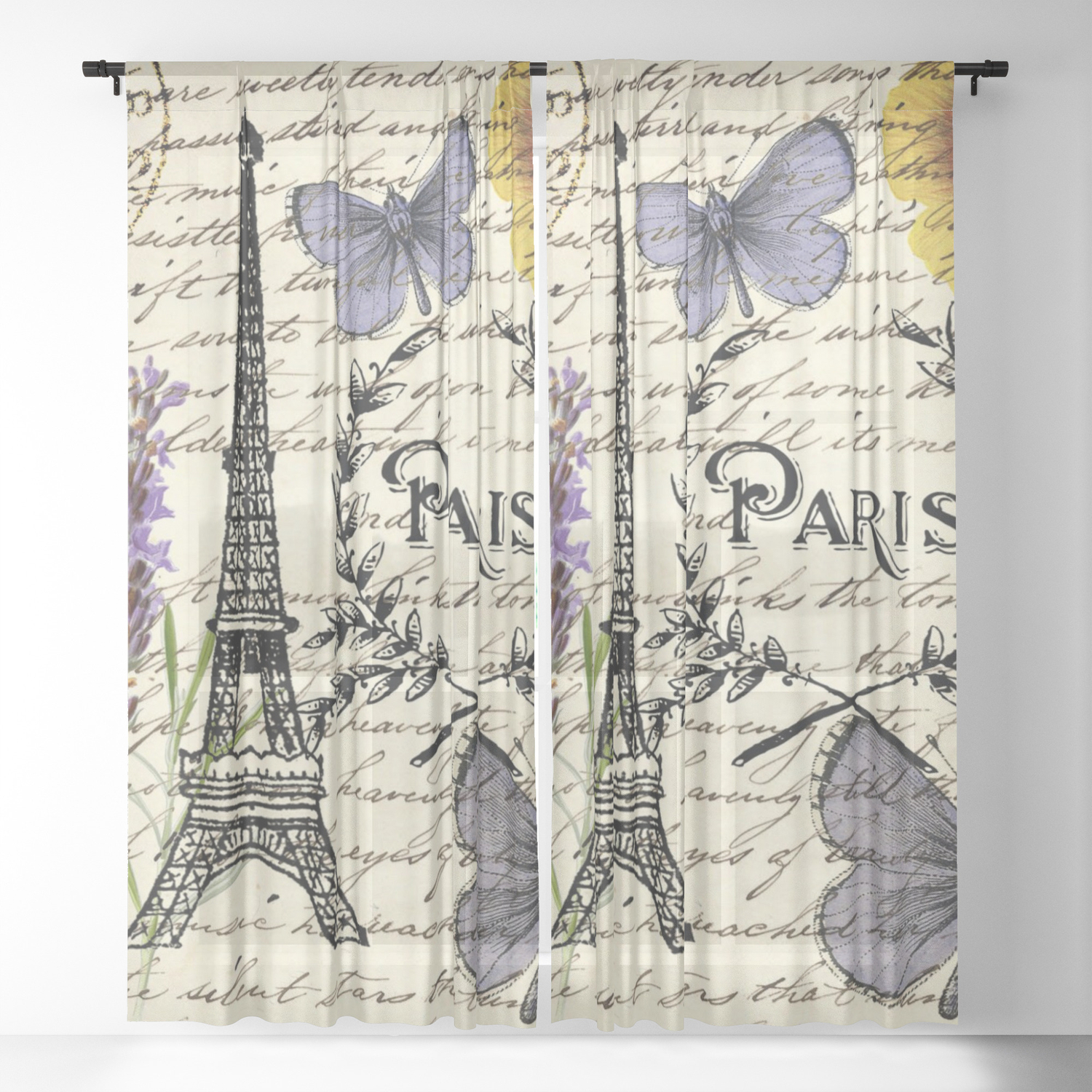 Detail Eiffel Tower Curtains Nomer 13