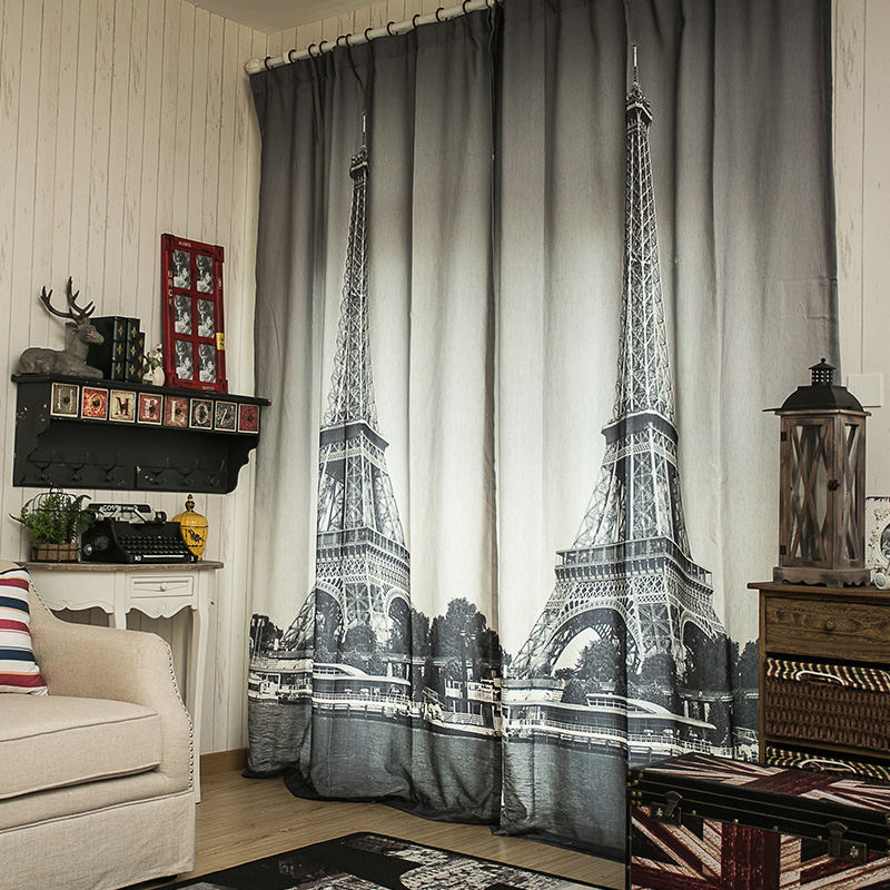 Detail Eiffel Tower Curtains Nomer 19