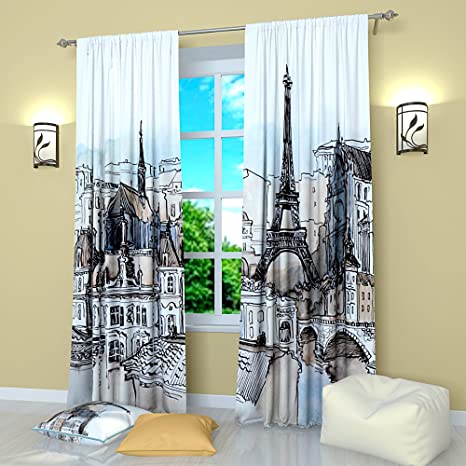 Detail Eiffel Tower Curtains Nomer 29