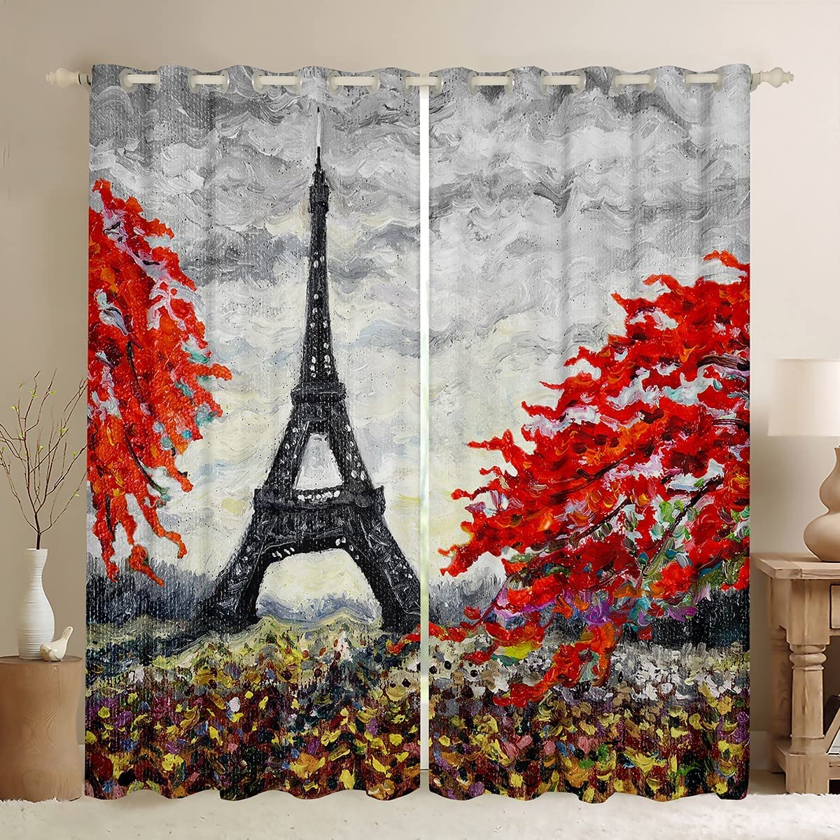 Detail Eiffel Tower Curtains Nomer 50