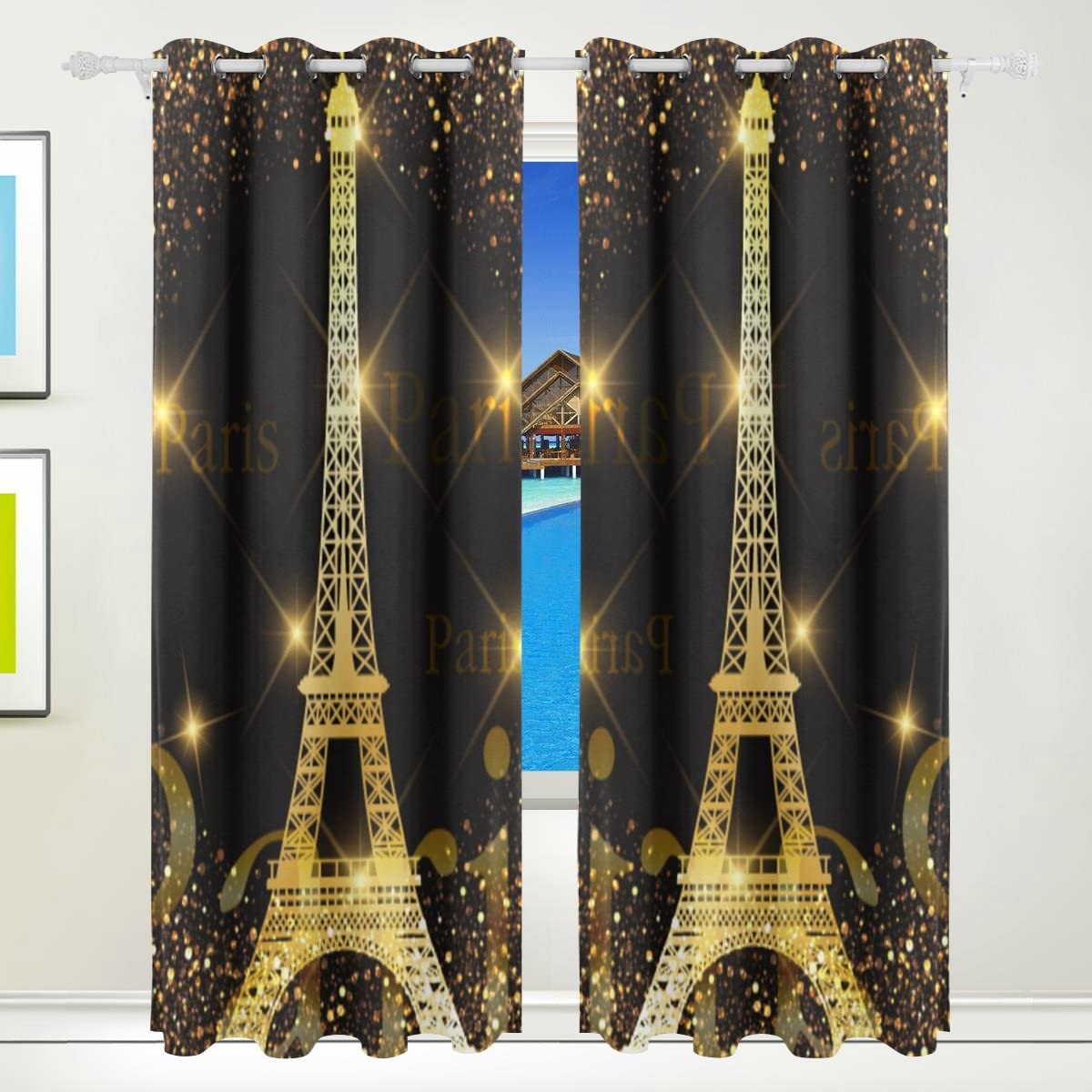 Detail Eiffel Tower Curtains Nomer 10