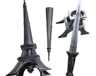 Detail Eiffel Tower Dagger Nomer 15