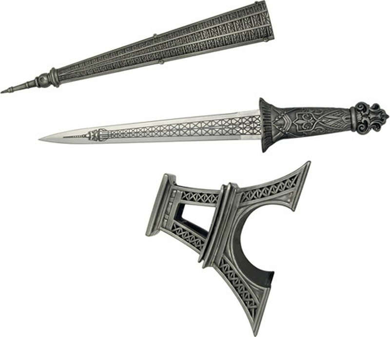 Detail Eiffel Tower Dagger Nomer 28