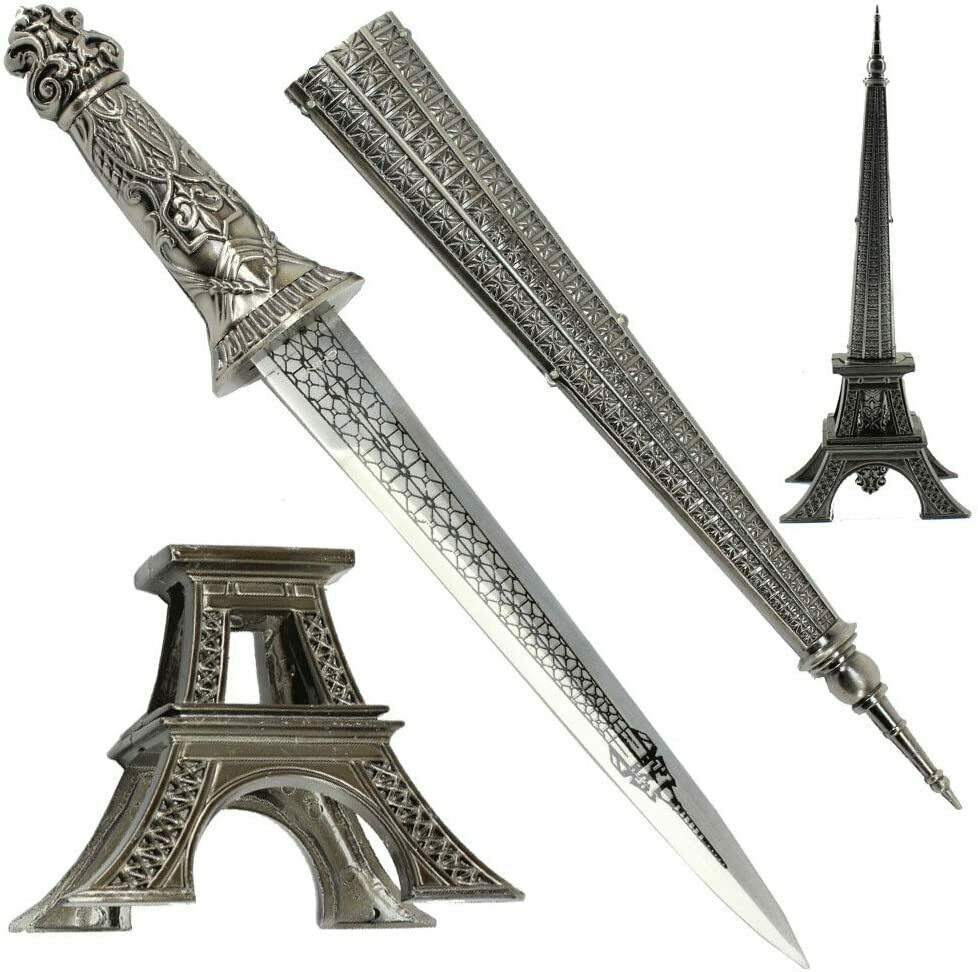 Detail Eiffel Tower Dagger Nomer 6