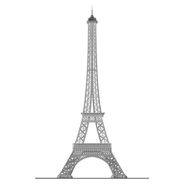 Detail Eiffel Tower Free Vector Nomer 12