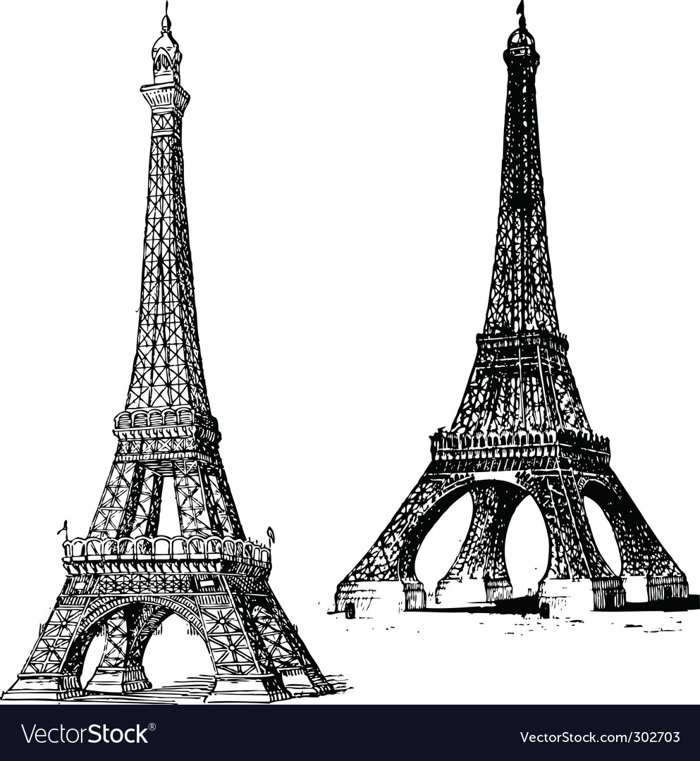 Detail Eiffel Tower Free Vector Nomer 25