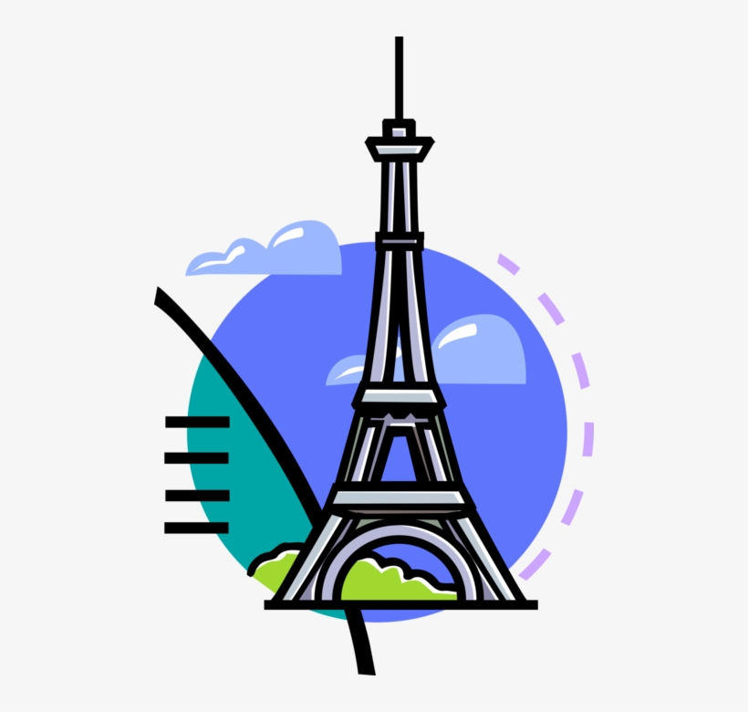 Detail Eiffel Tower Free Vector Nomer 34