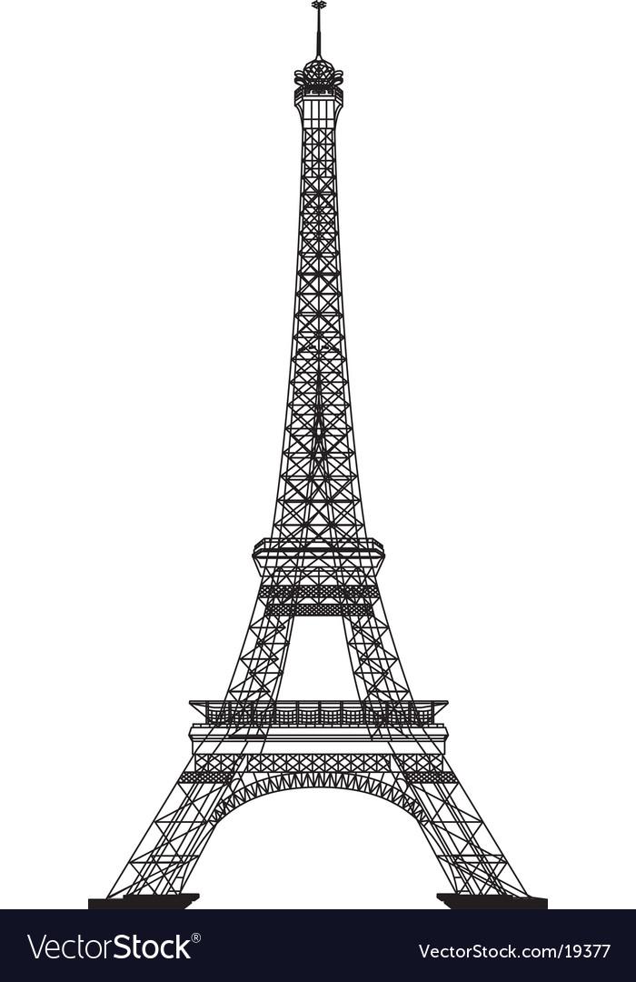 Detail Eiffel Tower Free Vector Nomer 9