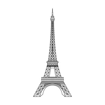 Detail Eiffel Tower Images Drawings Nomer 3