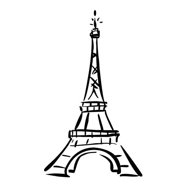 Detail Eiffel Tower Images Drawings Nomer 20