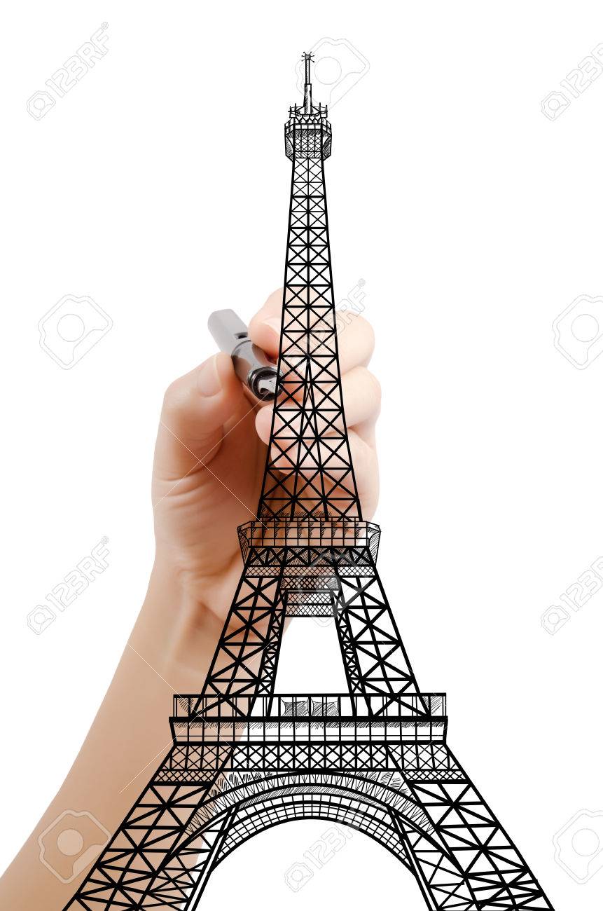 Detail Eiffel Tower Images Drawings Nomer 22