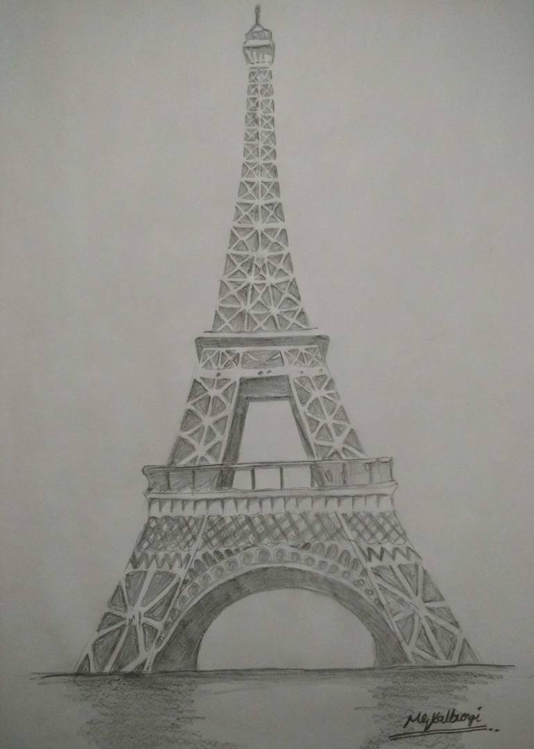 Detail Eiffel Tower Images Drawings Nomer 30