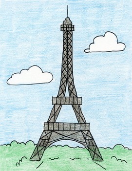 Detail Eiffel Tower Images Drawings Nomer 35