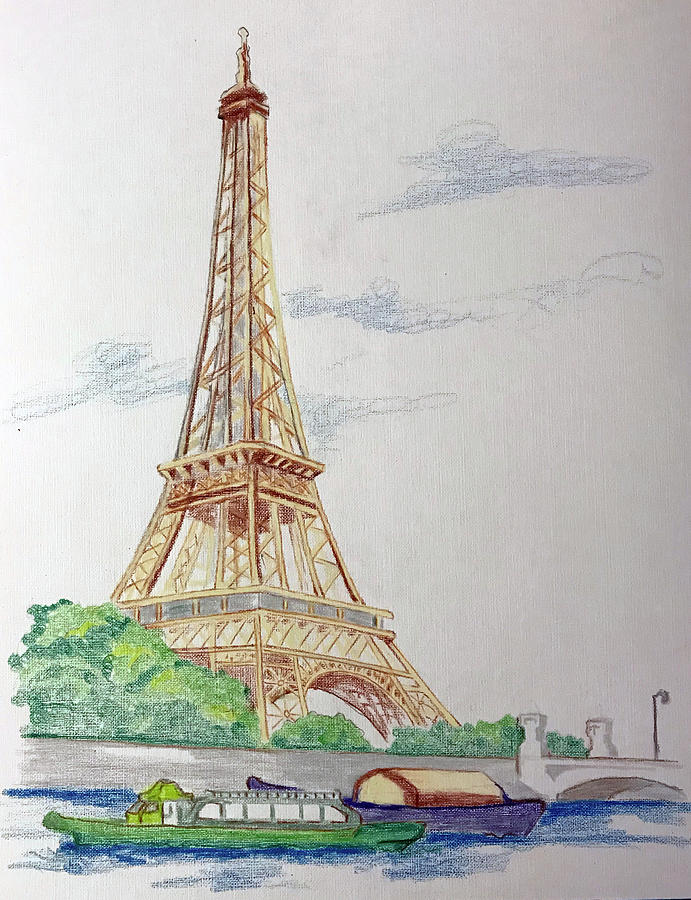 Detail Eiffel Tower Images Drawings Nomer 42