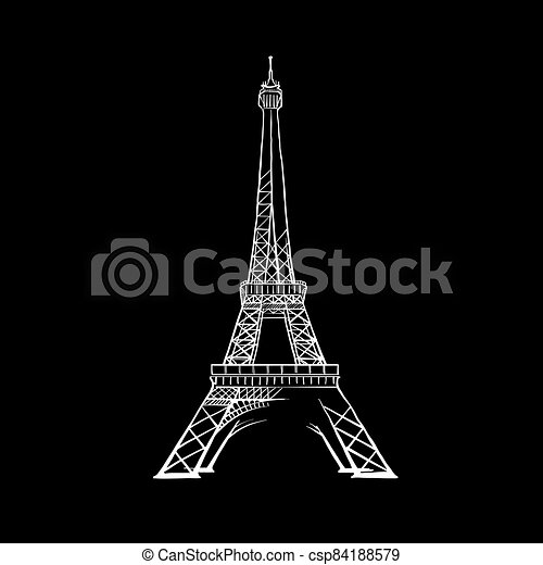 Detail Eiffel Tower Images Drawings Nomer 50