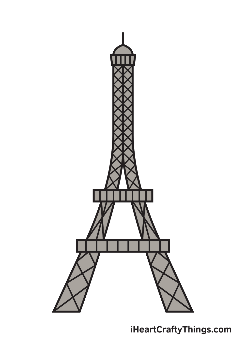 Detail Eiffel Tower Images Drawings Nomer 9