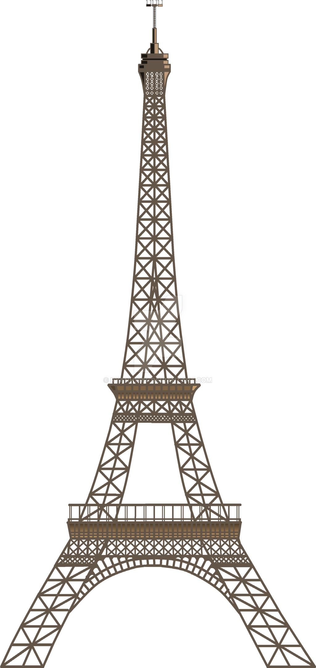 Detail Eiffel Tower No Background Nomer 9