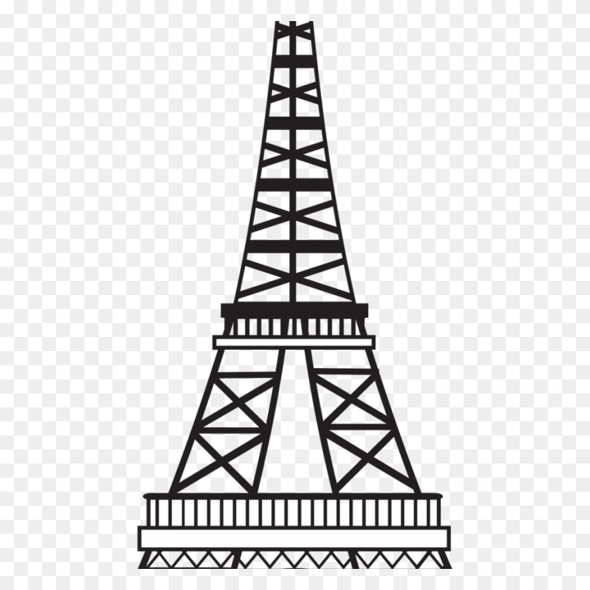 Detail Eiffel Tower Pencil Drawing Nomer 40