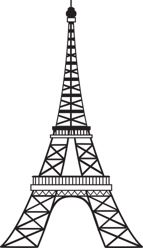 Detail Eiffel Tower Silhouette Png Nomer 46