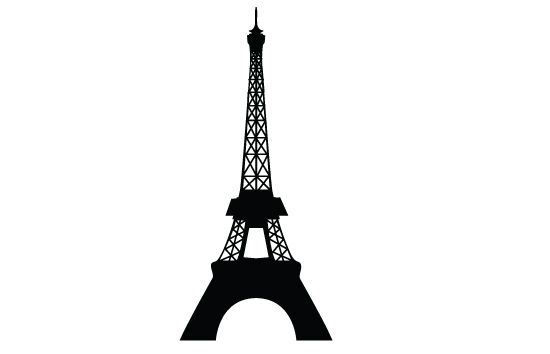 Detail Eiffel Tower Silhouette Vector Nomer 32