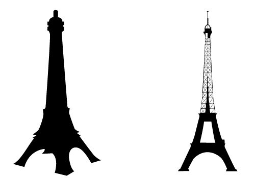 Detail Eiffel Tower Silhouette Vector Nomer 37