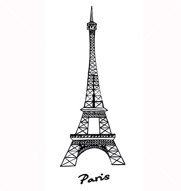 Detail Eiffel Tower Silhouette Vector Nomer 43